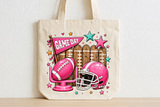 Preppy Football Game Day PNG, a Seasonal Illustration by CraftArtStudio (Thumbnail 2 of 4)