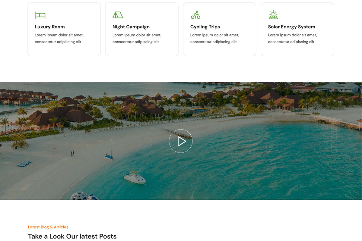 Hotel Travel Booking WordPress Theme preview 6