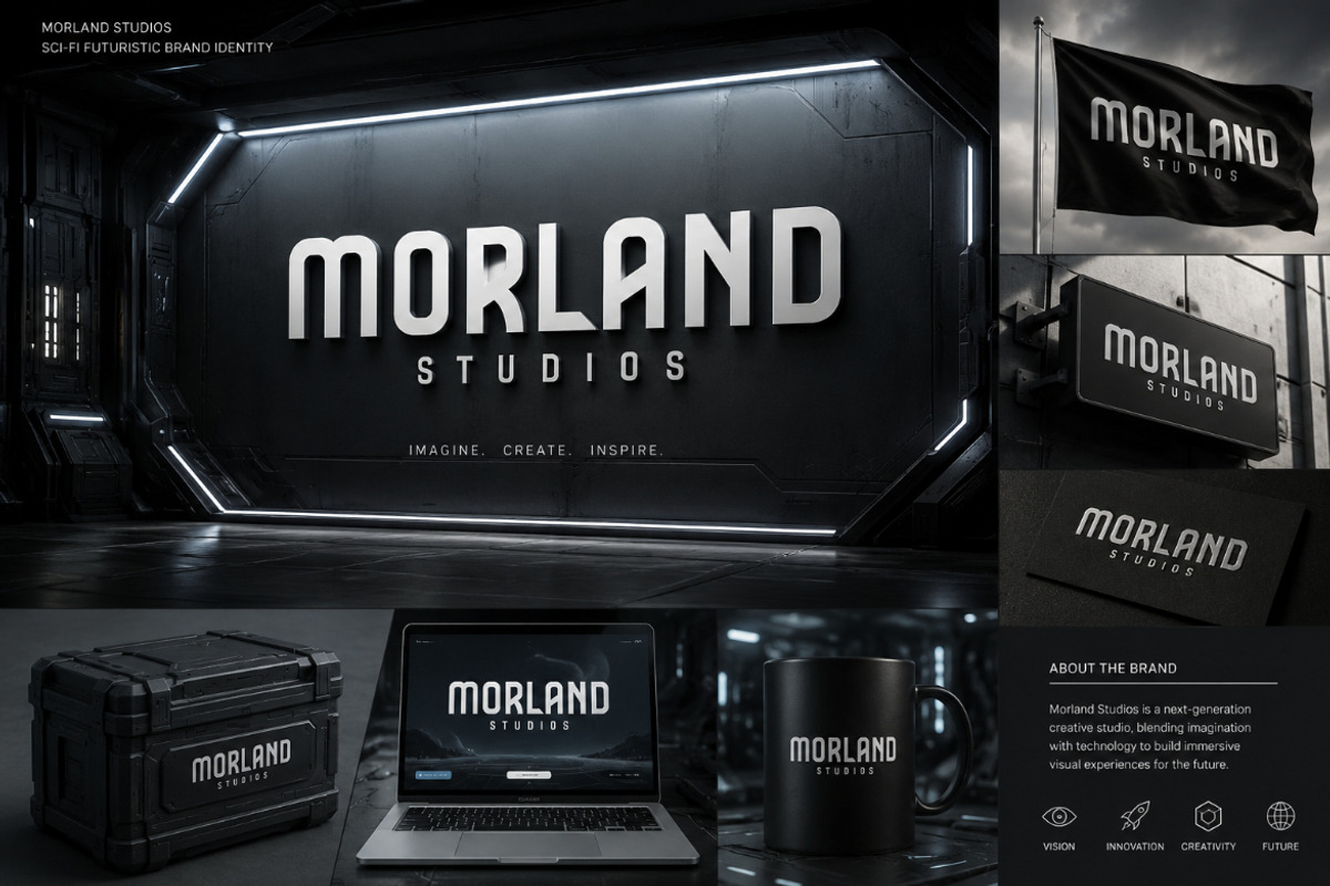 Dhypan a Futuristic Font, a Sans Serif Font by Bayuktx (Photo 4 of 8)