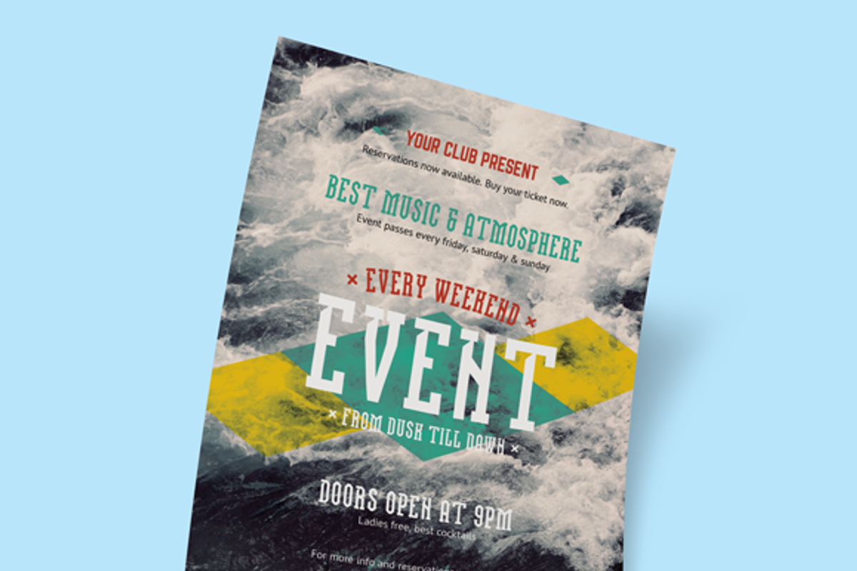 Multipurpose Event Poster Template, a Flyer Template by Danil Polshin