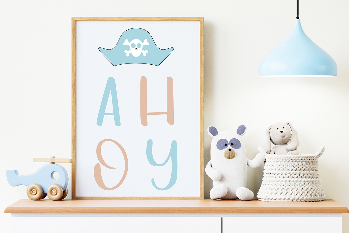 Ocean Shanty Cute Handwriting Font, a Sans Serif Font by Dancing with Ink (Photo 6 of 19)