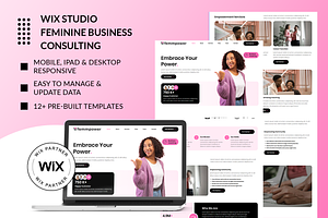 Wix - Feminine Business Consulting, a Wix Template by Wix Creative Themes