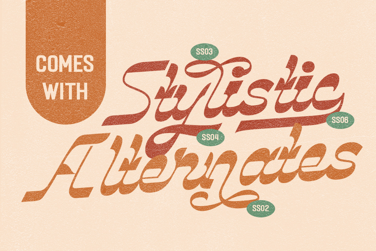 Vindale - Vintage Script Typeface, a Script Font by Letterhend Studio (Photo 6 of 9)