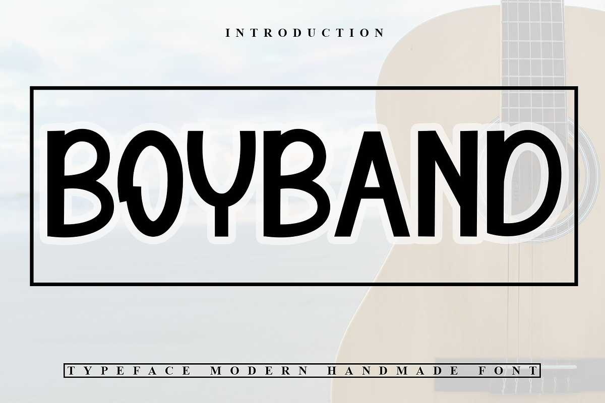 Boyband, a Sans Serif Font by InermediaSTUDIO (Photo 1 of 7)
