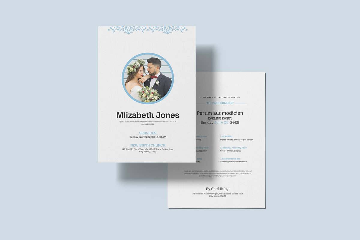 Wedding Invitation Template, an Invitation Template by Creatiya Type (Photo 4 of 6)