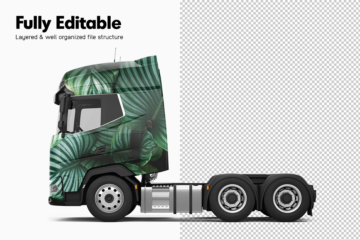 Truck Mockup 4, an Advertising Mockup by Mockupix (Photo 3 of 12)