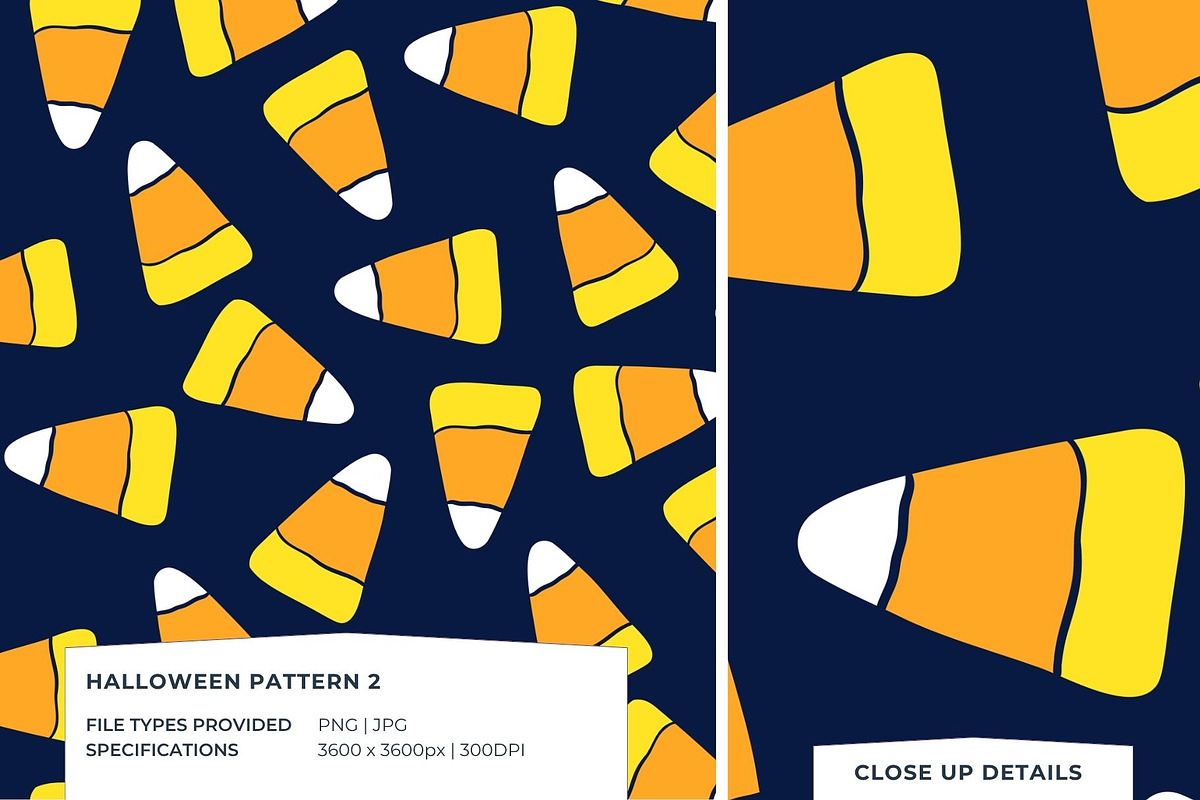 Halloween Seamless Pattern Set of 6, a Pattern Graphic by Fern & Quill (Photo 5 of 10)