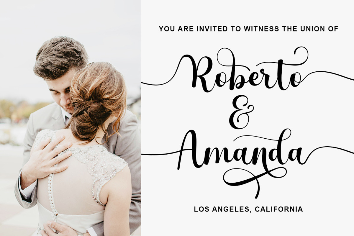 Ameliora - 3 Font, a Script Font by MjStudio31 (Photo 4 of 15)