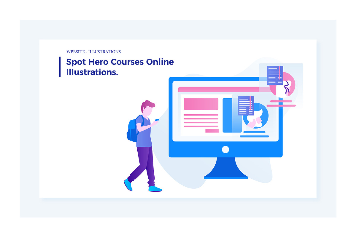 Marketing & Courses Illustrations, an Illustration by marwa_elgendy (Photo 22 of 27)