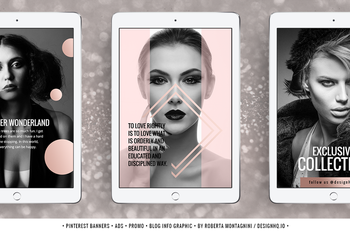 ROSE GOLD | SOCIAL MEDIA BUNDLE, a Social Media Template by DESIGN HQ (Photo 7 of 9)