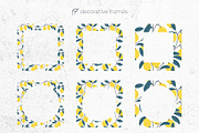 Lemon Cliparts, Frames & Patterns, a Decorative Illustration by Panna Limon Store (Thumbnail 7 of 18)