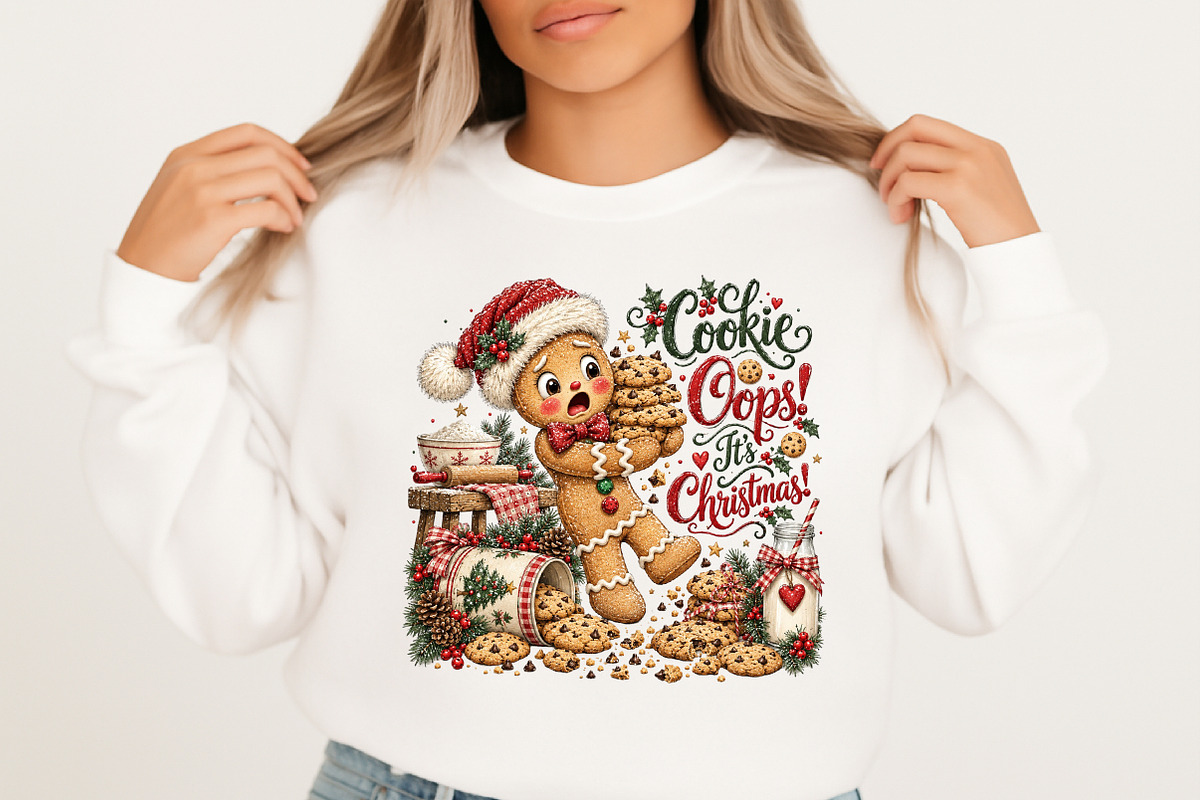 Christmas Gingerbread Cookies PNG, a Seasonal Illustration by Craft Nest (Photo 2 of 6)