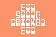 Toggle: a bold modern display font, a Font by Press & Pen (Thumbnail 4 of 8)