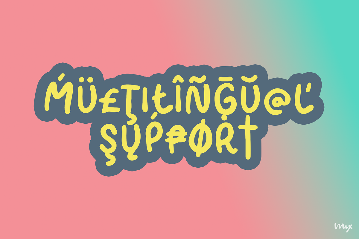 Lolly Pop - A Sweet Doodle Font Duo, a Handwritten Font by Mix Fonts (Photo 4 of 5)