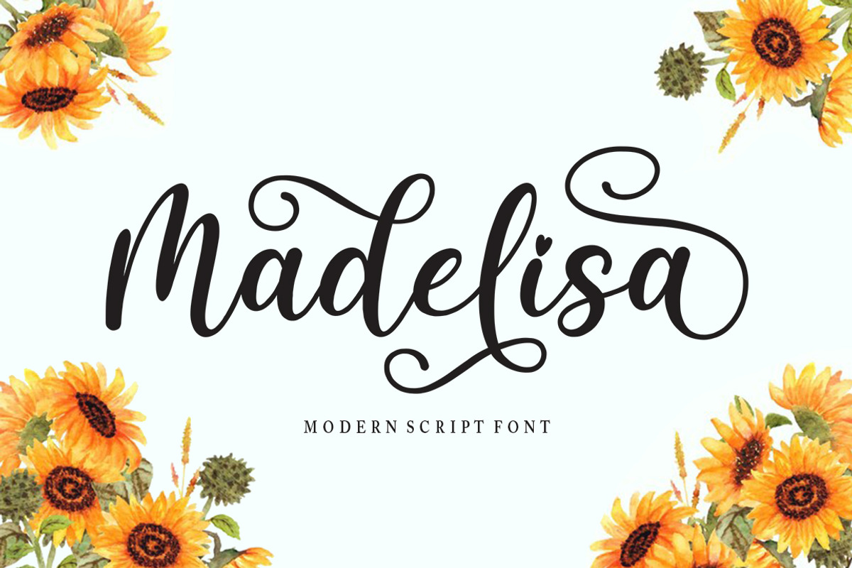Madelisa, a Script Font by Bosstype Studio (Photo 1 of 8)