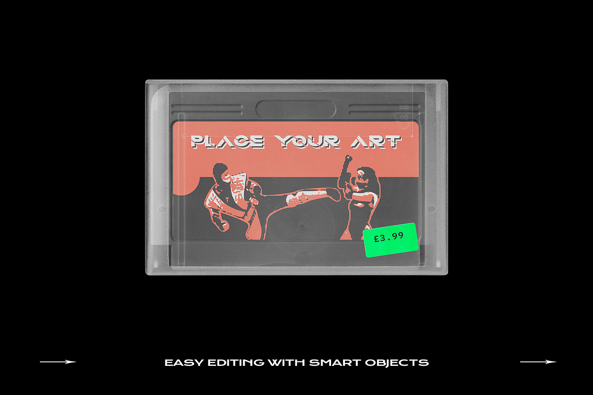 Game Cartridge Mockup Bundle Retro, a Product Mockup by PrintPixel (Photo 24 of 27)