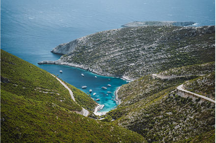 Porto Vromi. Ionian sea bay with, a Nature Photo by Igor Tichonow