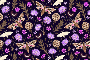 Hawk Moth Pattern