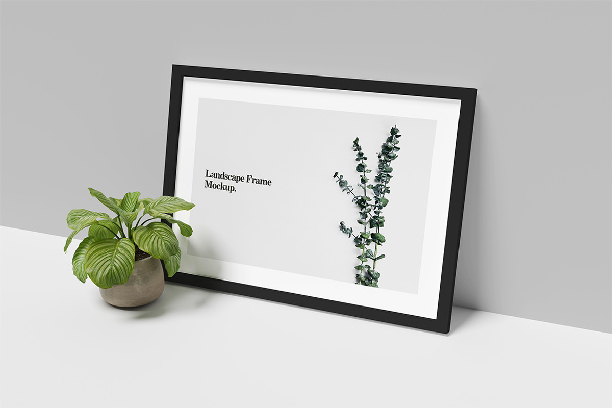 High Quality Landscape Frame Mockup, an Advertising Mockup by swsi-studio (Photo 5 of 5)