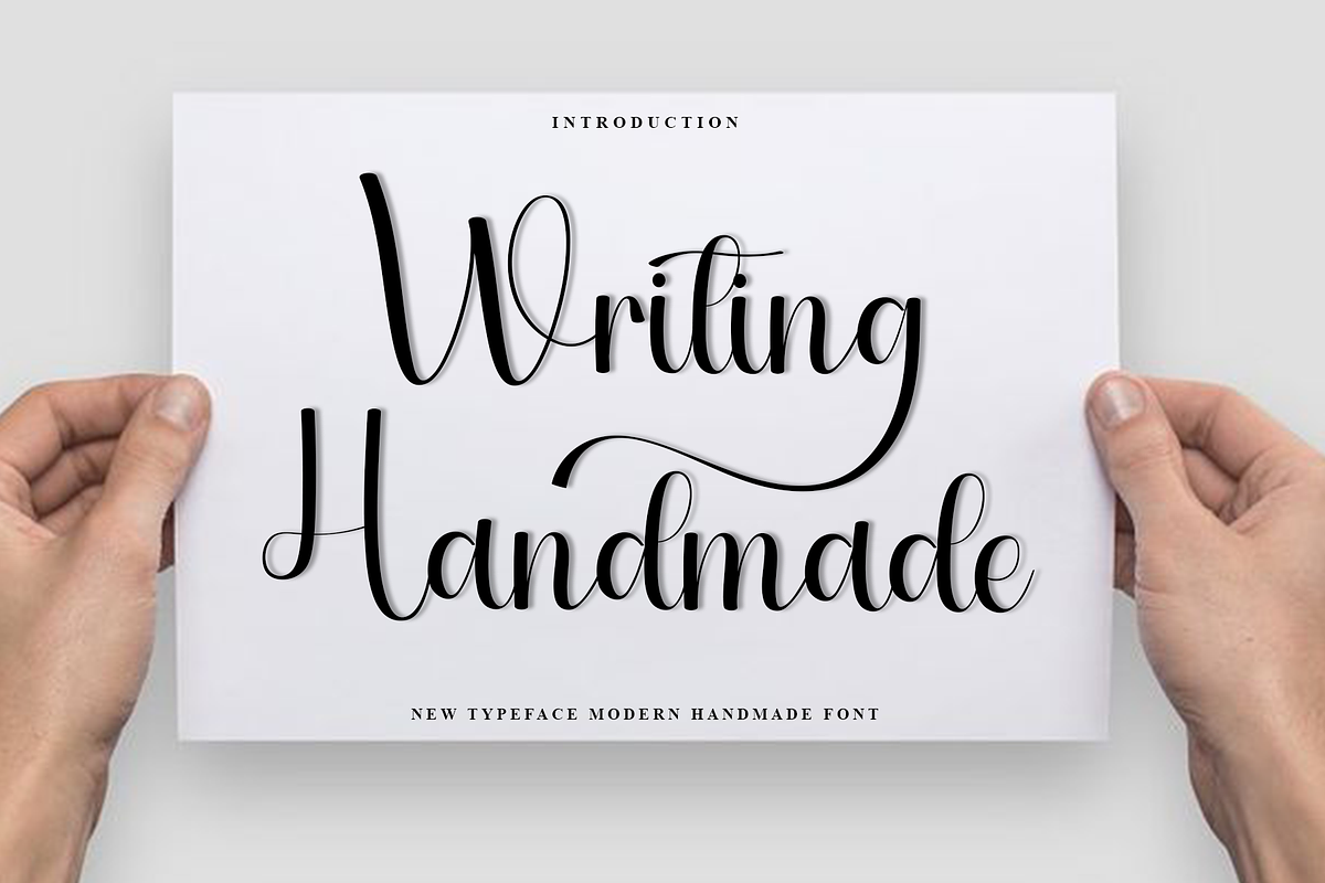 Writing Handmade, a Handwritten Font by InermediaSTUDIO (Photo 1 of 8)