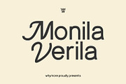 Monila Verila – Elegant Display Font, a Script Font by WhymoreArt (Thumbnail 1 of 13)