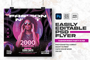 Fashion Night Party Flyer Design, a Flyer Template by Shajib Shikder (Thumbnail 1 of 2)
