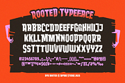 Rooted Display Typeface, a Sans Serif Font by Aiyari (Thumbnail 10 of 12)