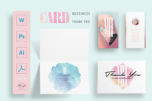 Flamingo Pack Card Template, a Business Card Template by MH Design Template