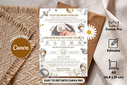 Editable Astronaut Invitation Canva, an Invitation Template by Blooming Daisy (Thumbnail 1 of 4)