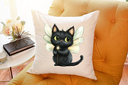 Quirky Halloween Cat Clipart, an Illustration by Sublimation Artist (Thumbnail 6 of 6)