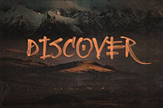 Ahead Brush SVG Font, a Font by Cruzine (Thumbnail 6 of 7)
