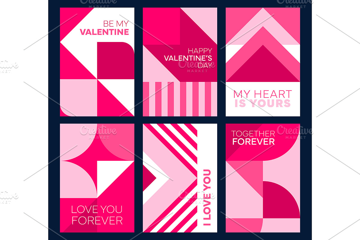 Valentines day posters, a Decorative Illustration by Buch&Bee (Photo 2 of 3)