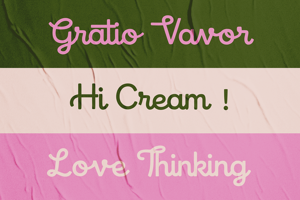 Artwork Inflate - Playful Cursive, a Script Font by Elmous (Photo 7 of 10)