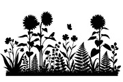 50 Garden Frame Silhouette Bundle, an Illustration by musafir_fashion (Thumbnail 16 of 51)