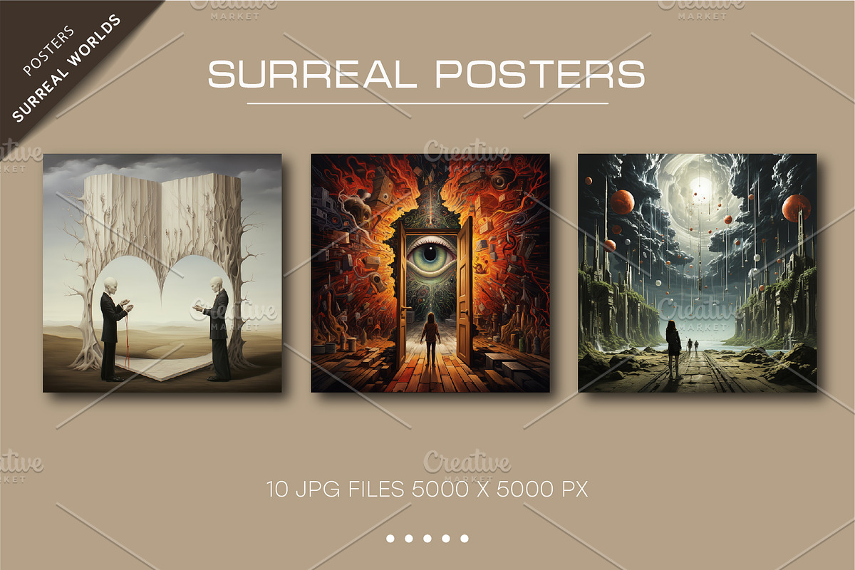 Bundle Surreal worlds 22.Psychedelic, a Decorative Illustration by KENO Mascots (Photo 4 of 6)