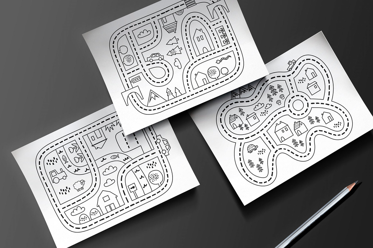 Modern Kids Map Creator, an Object Graphic by MaNechaeva (Photo 6 of 9)
