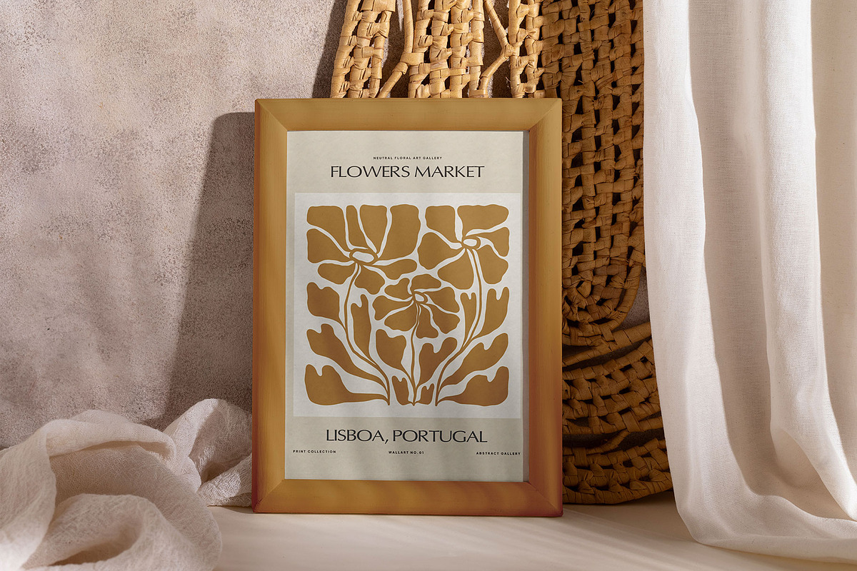 Neutral Floral | Wall Art Collection, an Object Graphic by Leleka.Store (Photo 17 of 18)