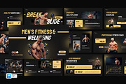 Men’s Fitness & Wellbeing Keynote, a Presentation Template by Loin Studio (Thumbnail 1 of 4)