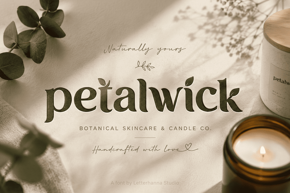Ekainos Font: Nature Botanical Serif, a Serif Font by Letterhanna Studio (Photo 8 of 9)