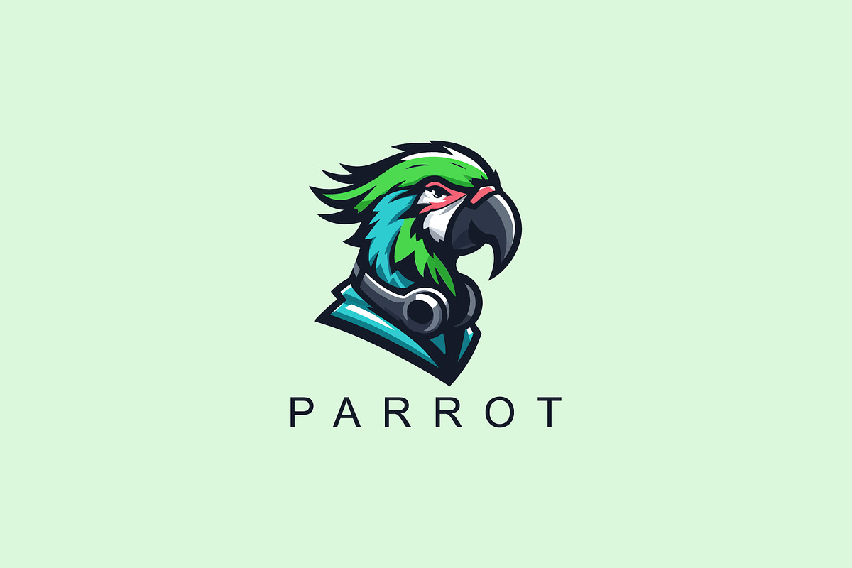Parrot, an Illustration by Usman