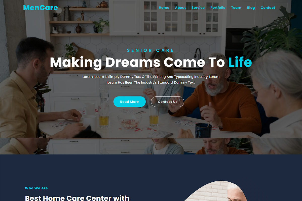 Senior Care Retirement Planning HTML, a Bootstrap Template by Themeplaza (Photo 5 of 6)