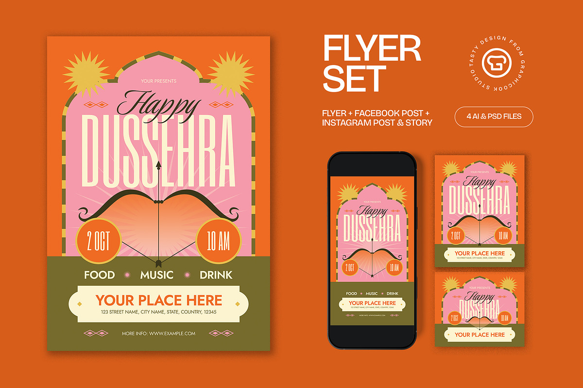 Happy Dussehra Flyer