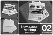 Newspaper Mockup, an Advertising Mockup by Permadi Creative (Thumbnail 1 of 3)