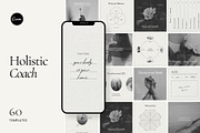 Holistic Coach Template - Canva, a Social Media Template by Willoe Studio (Thumbnail 1 of 12)