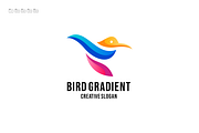 Bird Gradient Modern Logo Template, a Branding & Logo Template by EndR_ID (Thumbnail 1 of 2)
