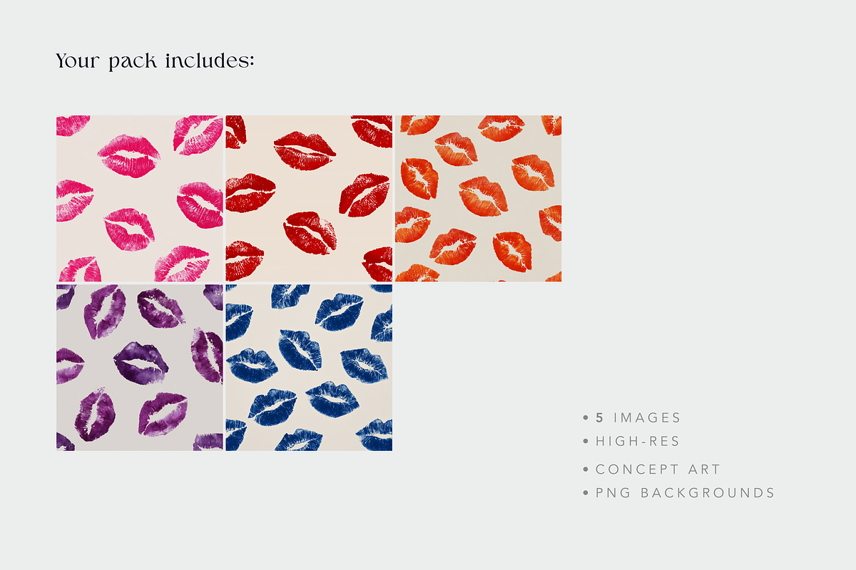 Kisses, a Decorative Illustration by Picturesque Stories (Photo 3 of 3)