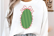 Coquette Christmas Frame Border PNG, an Illustration by SinaCreation (Thumbnail 5 of 7)