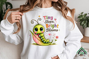 Tiny Steps Bright Blooms Caterpillar, a Seasonal Illustration by Craft Nest (Thumbnail 3 of 3)