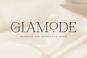 Glamode - Expressive Serif, a Serif Font by Typia Nesia (Thumbnail 1 of 9)