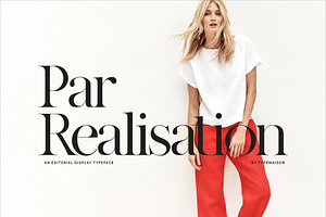 Par Realisation - Serif Typeface